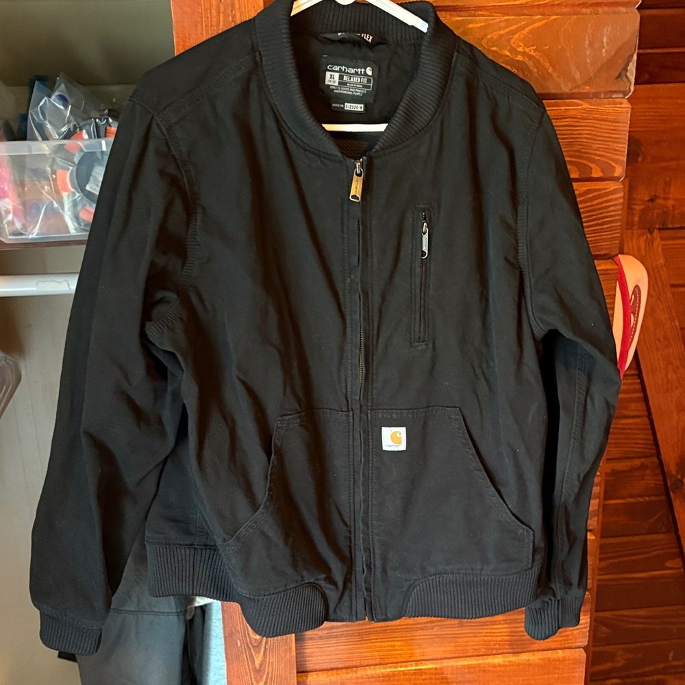 Carhartt Dark Jacket with Pockets